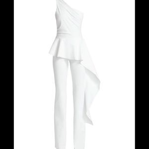 Chiara Boni Kincso Ruffled Peplum Jumpsuit US 10 $750